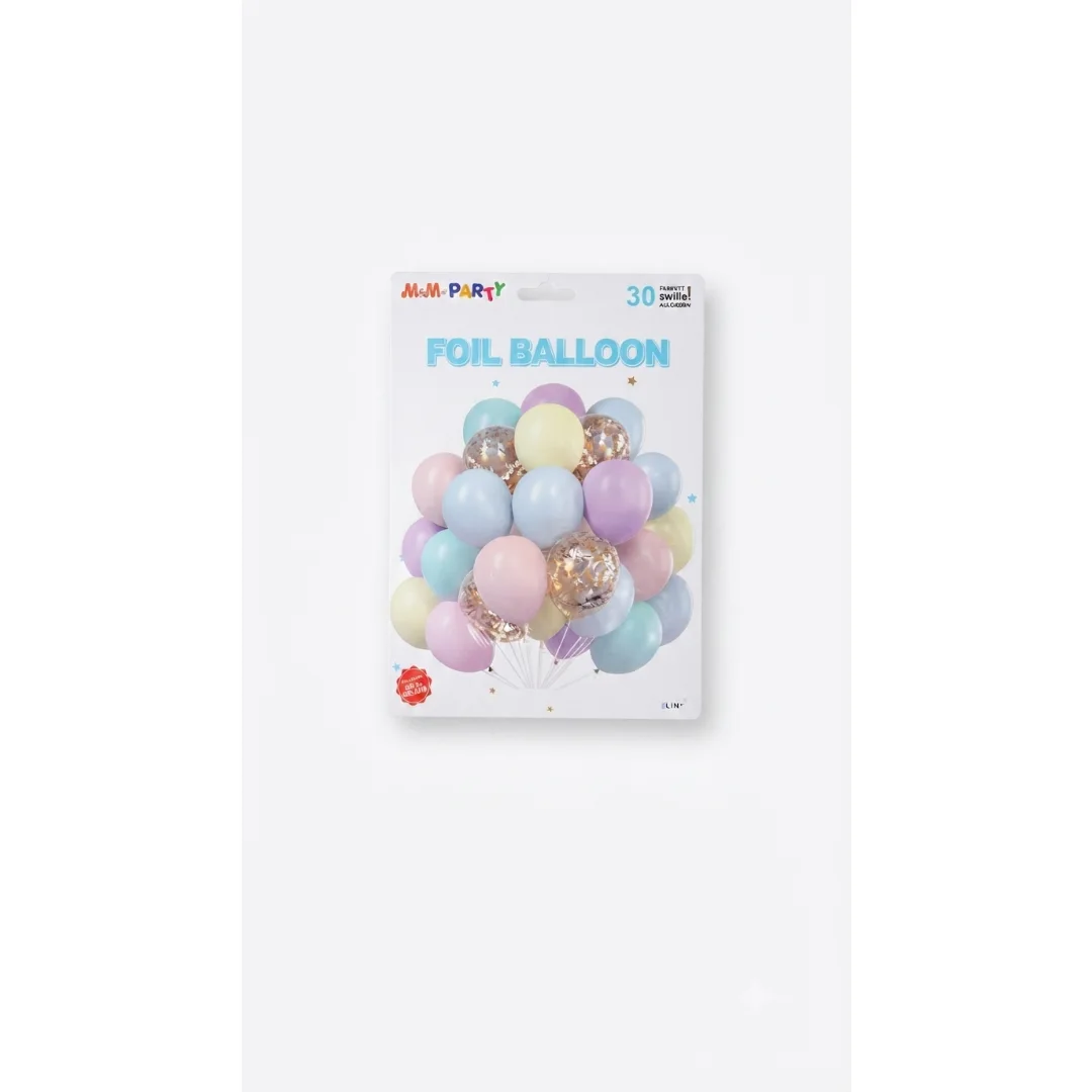 Set de globos x30 unidades