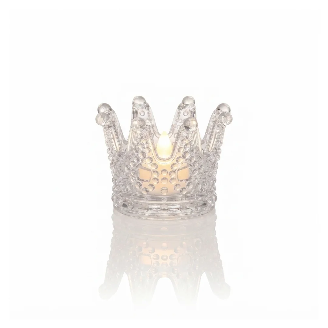 Candel coronita con vela led